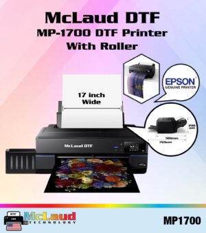McLaud DTF Printer MP-1700 , 17 inch Wide Printer – Ready to Print Bundle Package